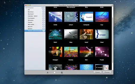 PowerPoint Templates Version v1.0 Mac OS X