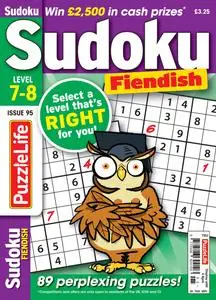PuzzleLife Sudoku Fiendish - Issue 95 - 29 February 2024