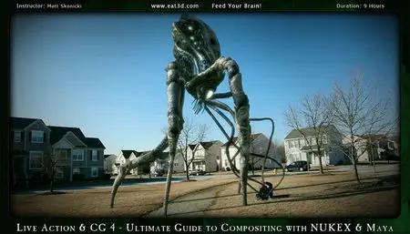 Eat3D: Live Action & CG 4 - Ultimate Guide to Compositing with NUKEX & Maya