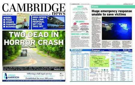 Cambridge News – May 29, 2018