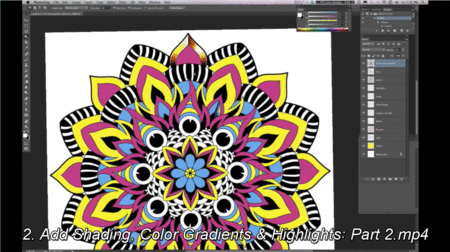 Digitally Illustrated Art: Sketching, Line Work, Shading, & Color in Adobe Photoshop