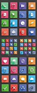 Simple Application Icons Vector