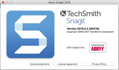 Snagit 2018.0.2 Build 90418 MacOSX