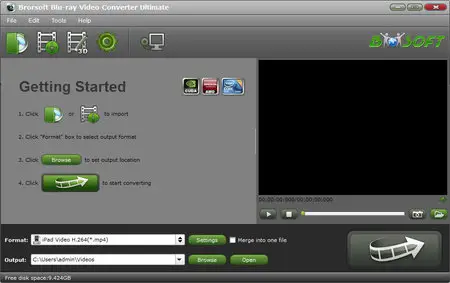Brorsoft Blu-ray Video Converter Ultimate 4.8.6.9