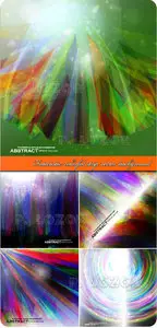 Futuristic colorful strip vector background 