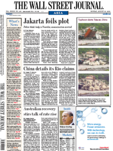 The Wall Street Journal Asia August 10 2009