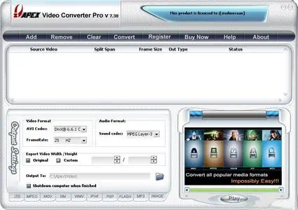 Apex Video Converter Pro 7.38
