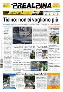 La Prealpina - 26 Settembre 2016