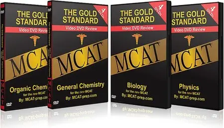 MCAT - Gold Standard Full Collection: Biology, Organic Chemistry, General Chemistry, Physics (16 DVDRip) (Repost)