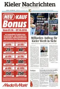 Kieler Nachrichten Eckernförder Nachrichten - 01. Oktober 2018