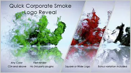 Quick Corporate Smoke Logo Reveal - Project for After Effects (VideoHive)
