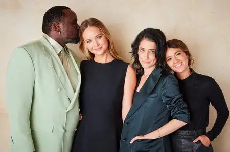 Jennifer Lawrence, Brian Tyree Henry, Lila Neugebauer and Justine Ciarrocchi by Chris Chapman at TIFF 2022 for Deadline