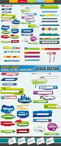 Stock Vector - Website Elements