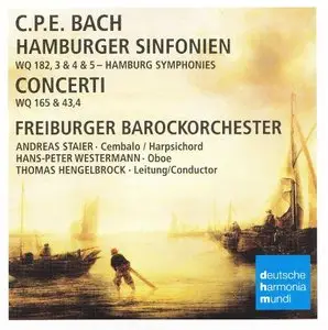 Bach CPE - Hamburger Sinfonien Wq 182,3-5; Concerti Wq 165 & 43,4 (Thomas Hengelbrock)
