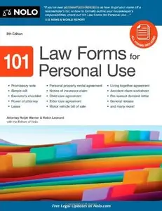 101 Law Forms for Personal Use, 8 edition