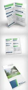 2 Pages Brochures Mock up Templates PSD