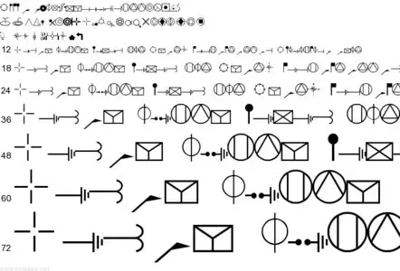 ESRI ArcGis Fonts&Symbols 
