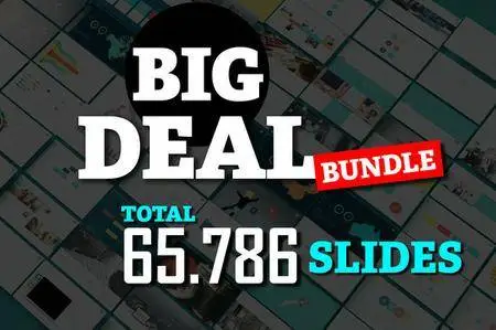 CreativeMarket - Big Deal Bundle Mix Powerpoint
