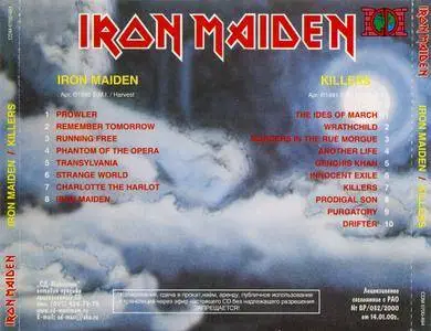 Iron Maiden - Iron Maiden `80 & Killers `81 (2000)