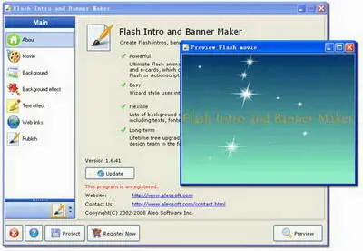 Aleo Flash Intro and Banner Maker v3.1