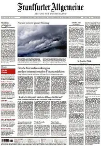 Frankfurter Allgemeine Zeitung vom 09 August 2011