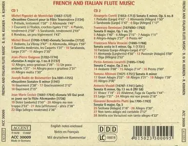 Barthold Kuijken, Wieland Kuijken, Robert Kohnen - French and Italian Flute Music of the 18th Century (2007)