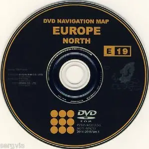 TOYOTA LEXUS Navigation DVD Europe E19 (2014-2015) Full 4 DVD's