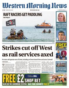 Western Morning News Devon – 26 July 2022