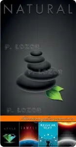 Advertising poster vector set 31
