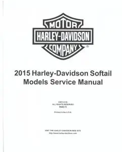Softail 2015 Service Manual - Harley Davidson CMI 07/14