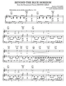 Beyond the blue horizon - Lou Christie (Piano-Vocal-Guitar)
