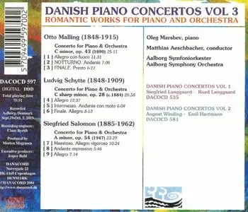 Otto Malling, Ludvig Schytte, Siegfried Salomon - Danish Piano Concertos, Vol. 3 (2005)