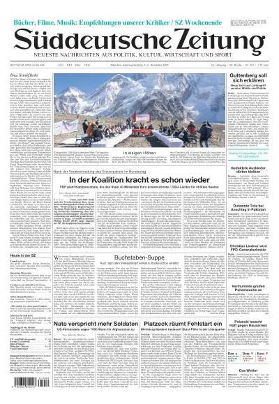Sueddeutsche Zeitung vom 05.12.2009