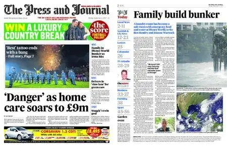 The Press and Journal Highlands and Islands – September 11, 2017