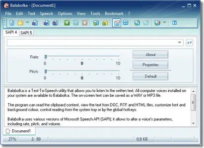 Balabolka v1.34.0.475 Plus 8 International Human Voices Portable