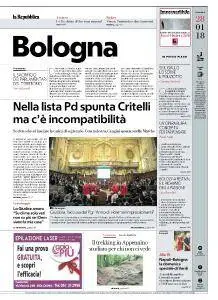 la Repubblica Bologna - 28 Gennaio 2018