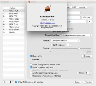 ExactScan Pro 2.57 Multilangual Mac OS X