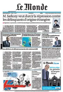 Le Monde - Samedi 30 juiillet 2010