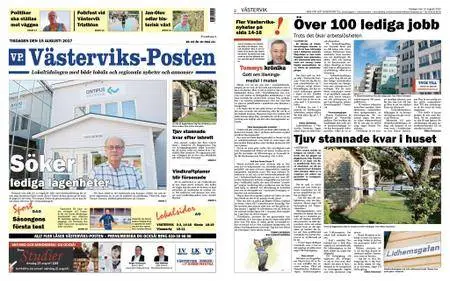 Västerviks-Posten – 15 augusti 2017