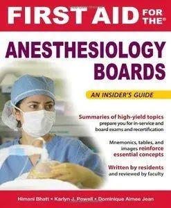 First Aid for the Anesthesiology Boards (repost)