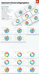 Abstract Circle Infographics PowerPoint templates
