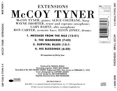 McCoy Tyner - Extensions (1970) {Blue Note Remaster 1996}