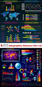 Vectors - Infographics Elements (Set 14)