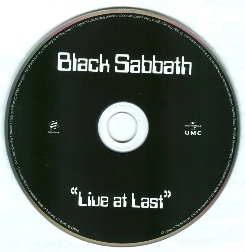 Black Sabbath - Live At Last (1980)   Avaxhome