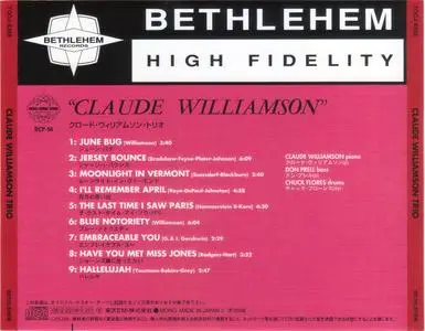 Claude Williamson - Claude Williamson (1956) {Bethlehem Japan TOCJ-6358 rel 2006}