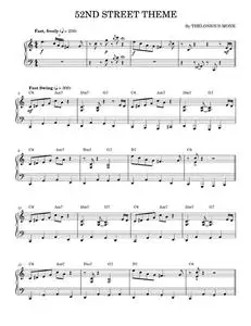 52nd Street Theme - Thelonious Monk (Piano Solo)