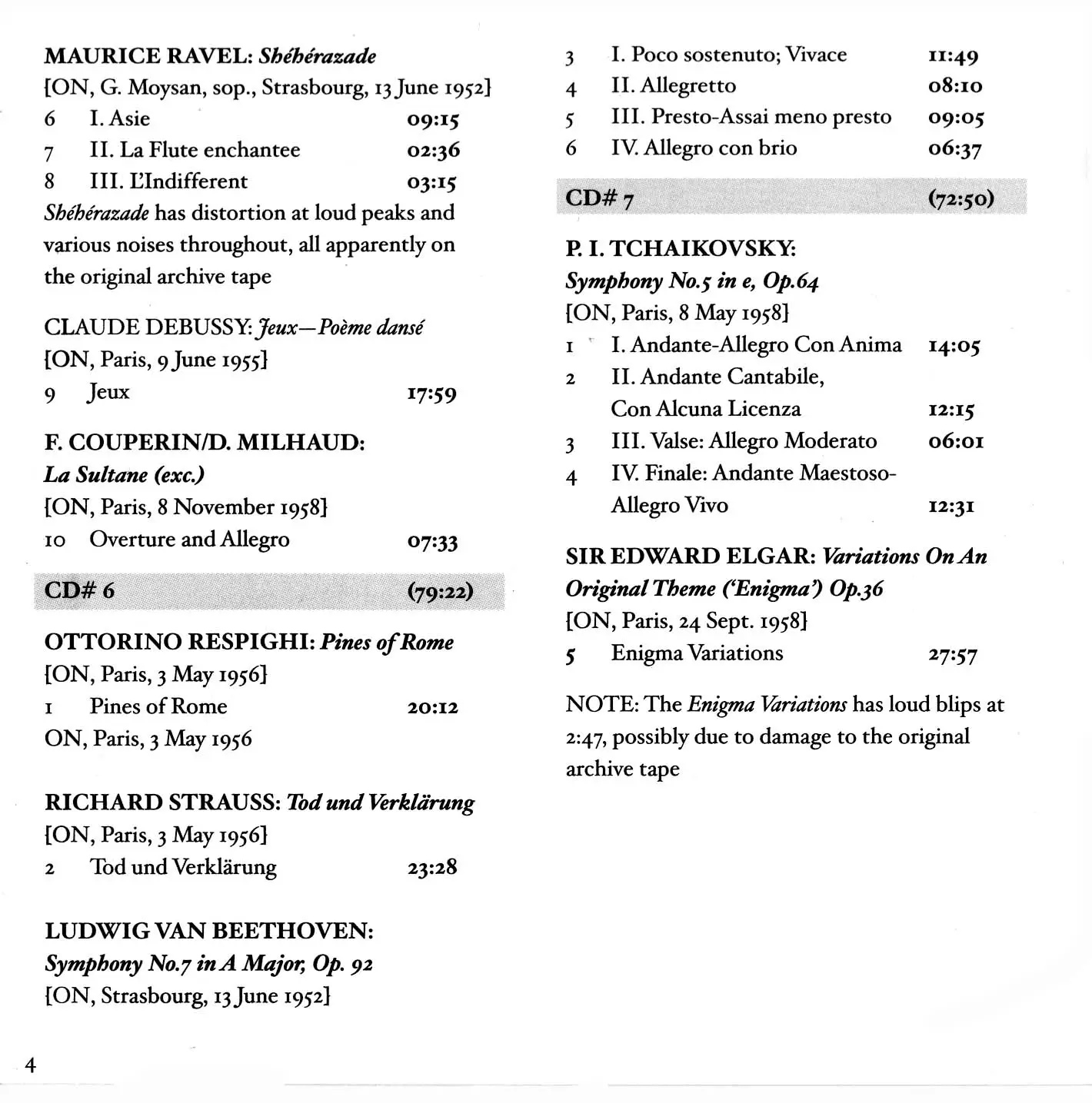 Pierre Monteux in France · The 1952-58 Concerts With The Orchestre National de France [8 CDs] [RE-UP]