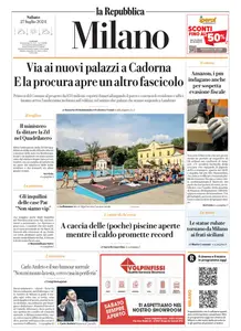 la Repubblica Milano - 27 Luglio 2024