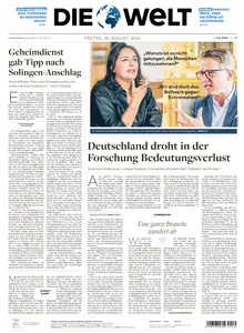 Die Welt - 30 August 2024