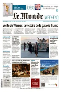 Le Monde du Samedi 28 Février 2026